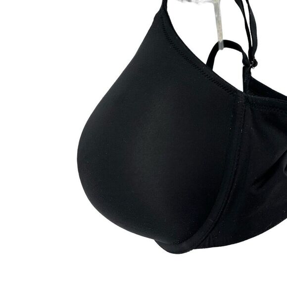 Cacique Bra 40F Lightly Lined Full Coverage Black Underwired Back Closure Bra - Picture 4 of 11